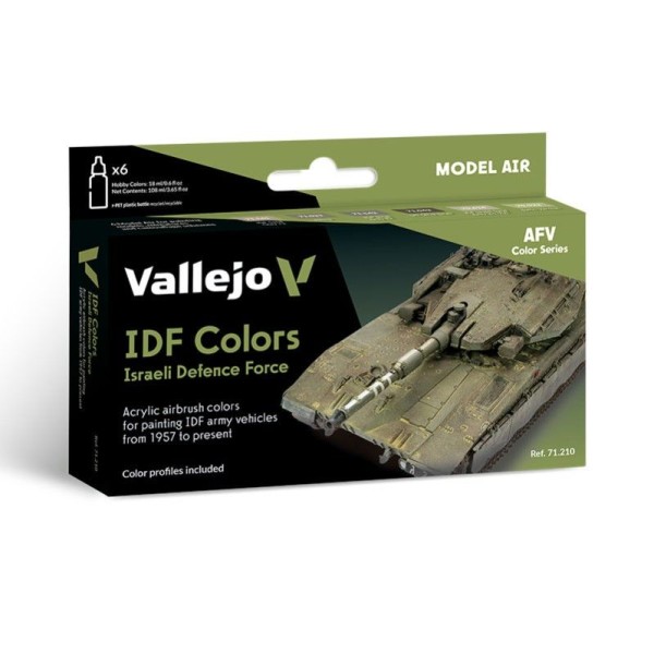 SET 6 MODEL AIR IDF COLORS 18 ML