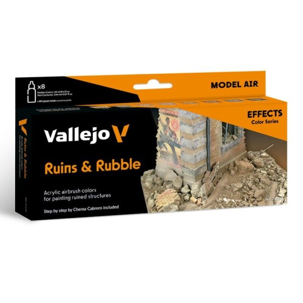 SET 8 MODEL AIR RUINAS & ESCOMBROS 18 ML