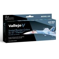 SET 8 MODEL AIR SOVIET SU-27 "FLANKER" 80 18 ML