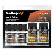 SET 4 DIORAMA EFFECTS BARRO Y CHARCOS 35 ML