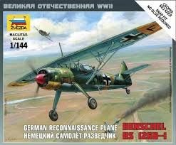 HENSCHEL HS-126 GERMAN RECONNAISSANCE PLANE 1/144
