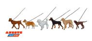 Perros con correa 1/87