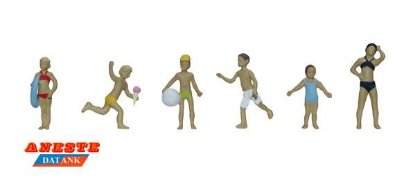 Niños en la playa 1/87