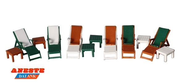 Tumbonas de descanso 1/87