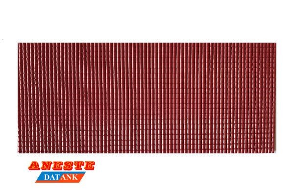 Placa teja árabe roja