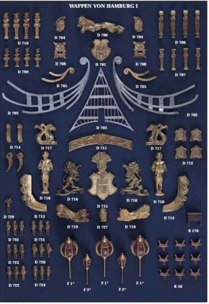 Decoración Wappen Hamburgo