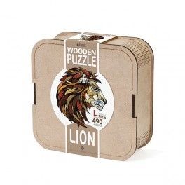 EWA Puzzle León (L) 490 piezas caja de madera