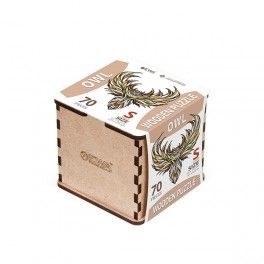 EWA Puzzle Búho (S) 70 piezas caja de madera