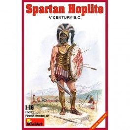 Figura Spartan Hoplite V century BC. Escala: 1/16