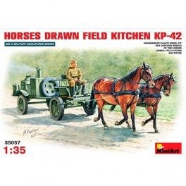 Figuras Horses Drawn Kitchen KP42 1/35