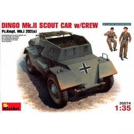 Coche Dingo Mk II ( Pz.Kpfw.Mk 1 202(e) w/crew, escala 1/35