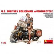 Figura U.S.Millitary Policeman with Motorcycle, escala 1/35