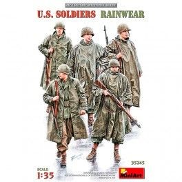 U.S. Soldiers Rainwear. Escala  1/35