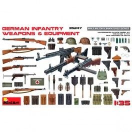 Accesorios German Infantry Weapons & Equipment, escala 1/35