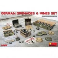 Accesorios German Grenades & Mines Set, escala 1/35