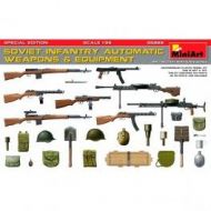 Accesorios Soviet  Infantry Automatic Weapons & Equipment.Special Edition (PE Parts), escala 1/35