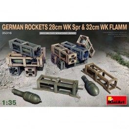 Accesorios German Rockets 28cm WK Spr-32cm WK Fla  Escala 1/35