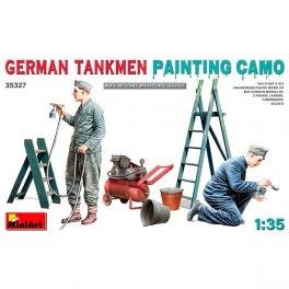 Figuras German Tankmen. Paint Camo  Escala 1:35