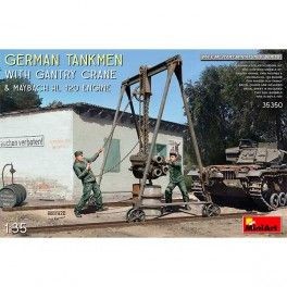 German men Gantry Crane  HL 120 Engine. Escala 1/35