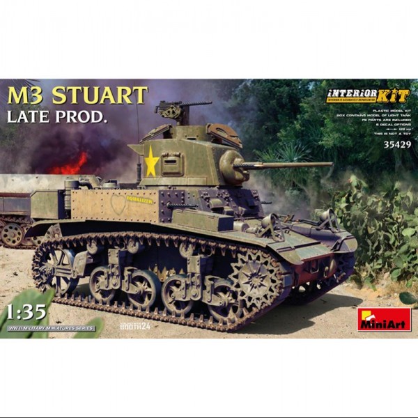 TANQUE M3 STUART LATE PROD. INTERIOR KIT 1/35