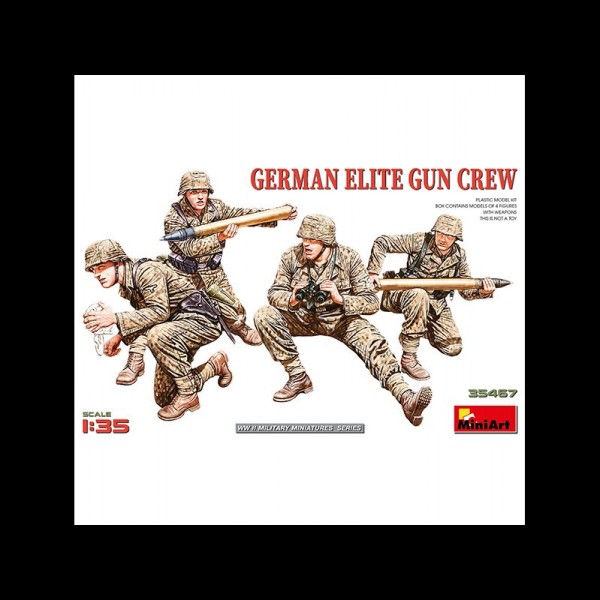 FIGURAS GERMAN ELITE GUN CREW 1/35