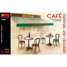 Accesorios Café Furniture & Crockery, escala 1/35