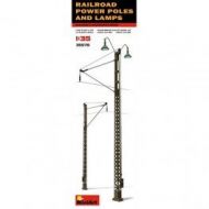 Accesorios Railroad Power Poles & Lamps, escala 1/35
