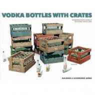 Accesorios Vodka Bottles with Crates, escala 1/35