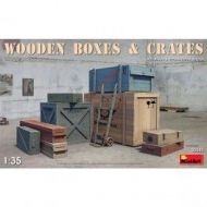 Accesorios Wooden Boxes & Crates, escala 1/35