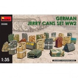 Accesorios German Jerry Cans Set WW2 Escala 1/35
