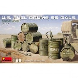 Accesorios U.S. Fuel Drums 55 Gals  Escala 1/35