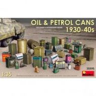Accesorios Oil & Petrol Cans 1930-40s, esala 1/35