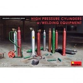 High Pressure Cylinders + Welding Equipment. Escala 1:35