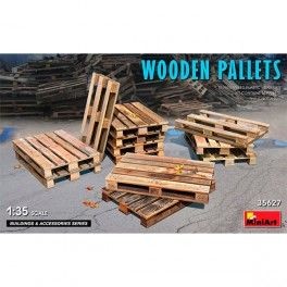 Accesorios Wooden Pallets  Escala: 1/35