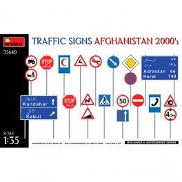 Traffic Signs. Afghanistan 2000's Escala 1/35