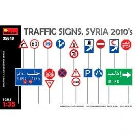 Accesorios Traffic Signs. Syria 2010's  Escala: 1/35