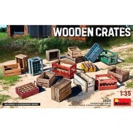 Cajas Wooden Crates. Escala 1/35