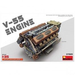 Accesorio V-55 Engine. Escala 1/35