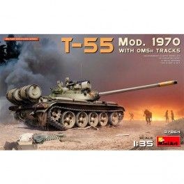 Accesorios T-55 Mod 70 w/OMSh Tracks. Escala 1/35