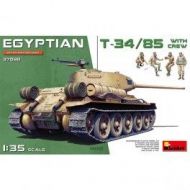 Egyptian T-34/85 w/crew. Escala 1/35