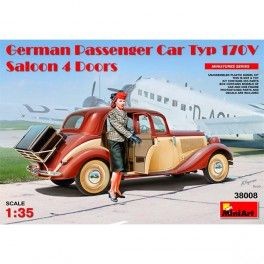 Coche German Passenger Car Typ 170V.Saloon 4 Doors, escala 1/35