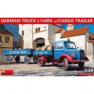 Camión alemán L1500S Cargo Trailer . Scale: 1/35