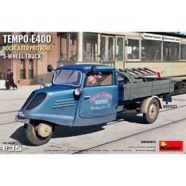Tempo E400 Hochlader Pritsche 3 ruedas.  Escala:1/35