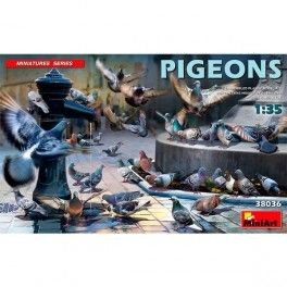 Accesorios Pigeons. Escala 1/35