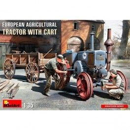 European Agricultural Tractor Cart. Escala  1/35
