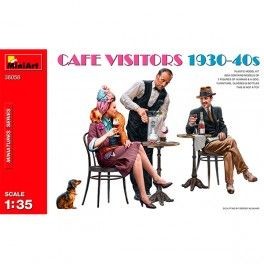 Cafe Visitors 1930-40s. Escala 1/35