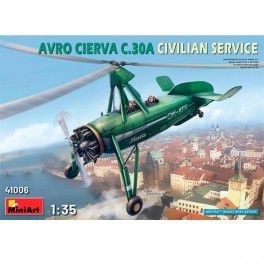 Avión Avro Cierva C30 A Civilian Service. Escala 1/35