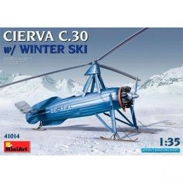 Avión Cierva C.30 with Winter Ski. Escala 1/35