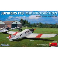 AVIÓN JUNKERS F13. MID PROD. GERMAN, POLISH, SWISS SERVICE 1/48