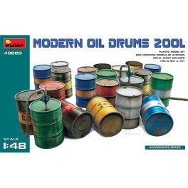 Bidones Modern Oil Drums (200l). Escala 1/48
